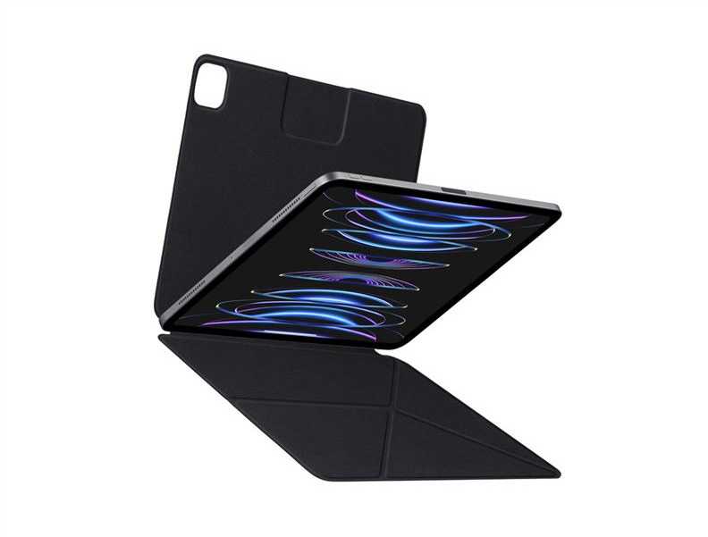 Pitaka Folio 2 case, juodas - iPad Air 13" 2024, iPad Pro 12,9" 2018/2022