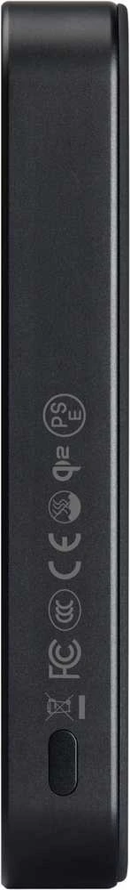 Pitaka išorinis akumuliatorius Qi2, 10 000 mAh, juoda/pilka