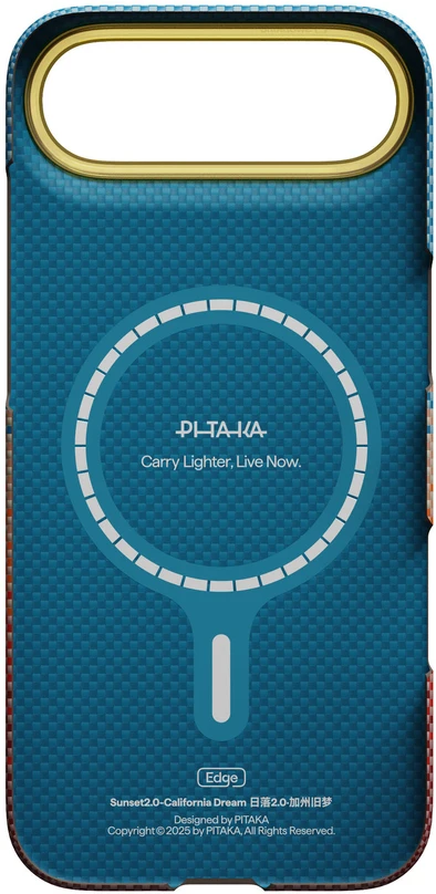 Pitaka Edge Dėklas, California Dream Sunset 2.0 #1 – Apple iPhone Air