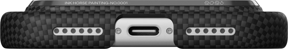 Pitaka Edge dėklas, Ink Horse Ink Rhythm – Apple iPhone 17 Pro
