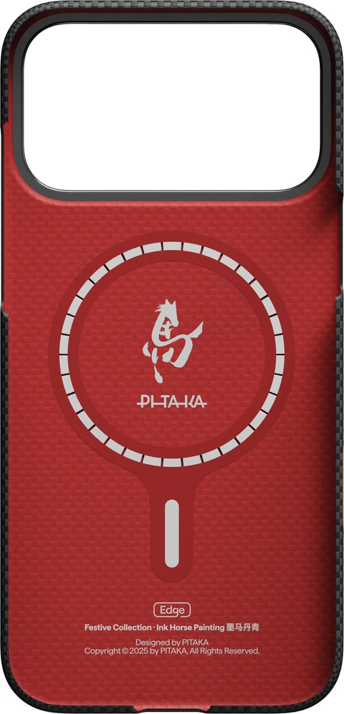 Pitaka Edge dėklas, Ink Horse Ink Rhythm – Apple iPhone 17 Pro