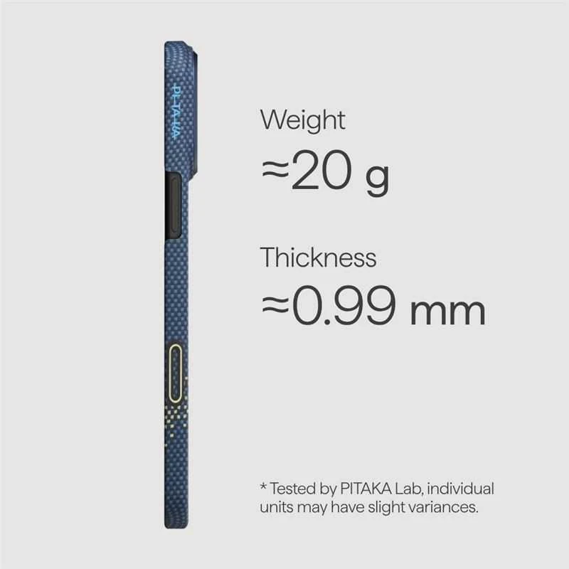 Dėklas Pitaka Ultra-Slim Case, Milky way galaxy - iPhone 17 Pro Max