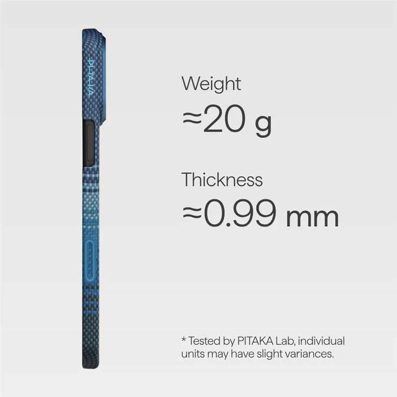 Dėklas Pitaka Ultra-Slim Case, Moonrise - iPhone 17
