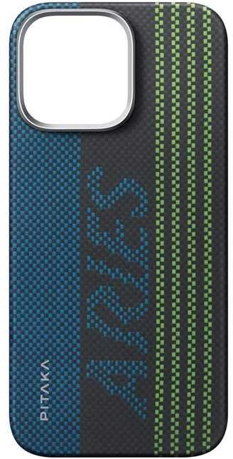Pitaka x „Aries“ lytėjimo austas dėklas, skirtas kreditinėms kortelėms – „iPhone 16 Pro Max“
