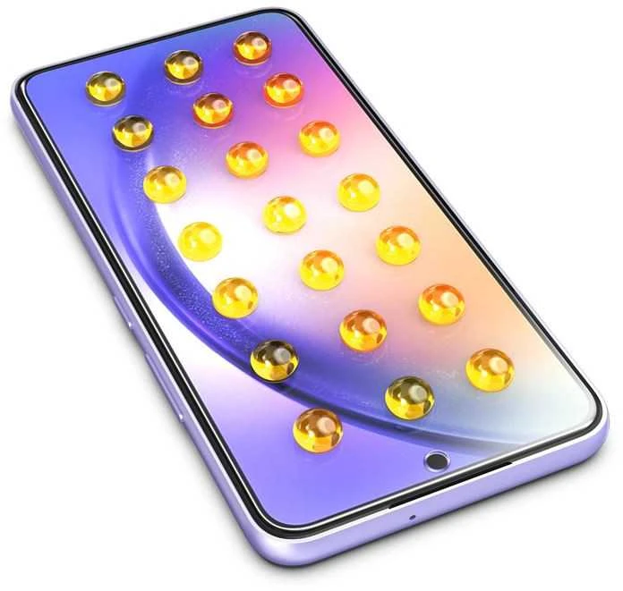 „Mobile Origin“ ekrano apsauga su rodyklės aplikatoriumi – „Samsung Galaxy A55“