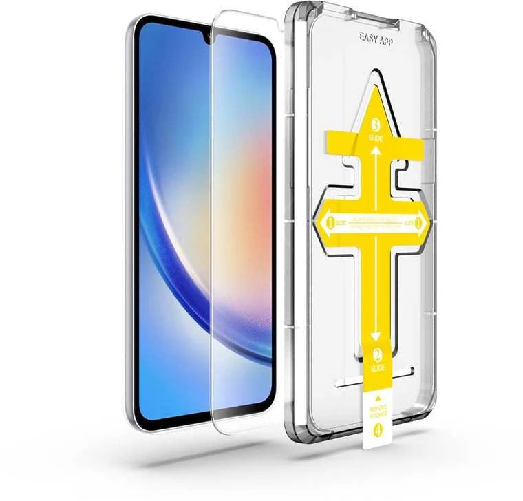 „Mobile Origin“ ekrano apsauga su rodyklės aplikatoriumi – „Samsung Galaxy A35“