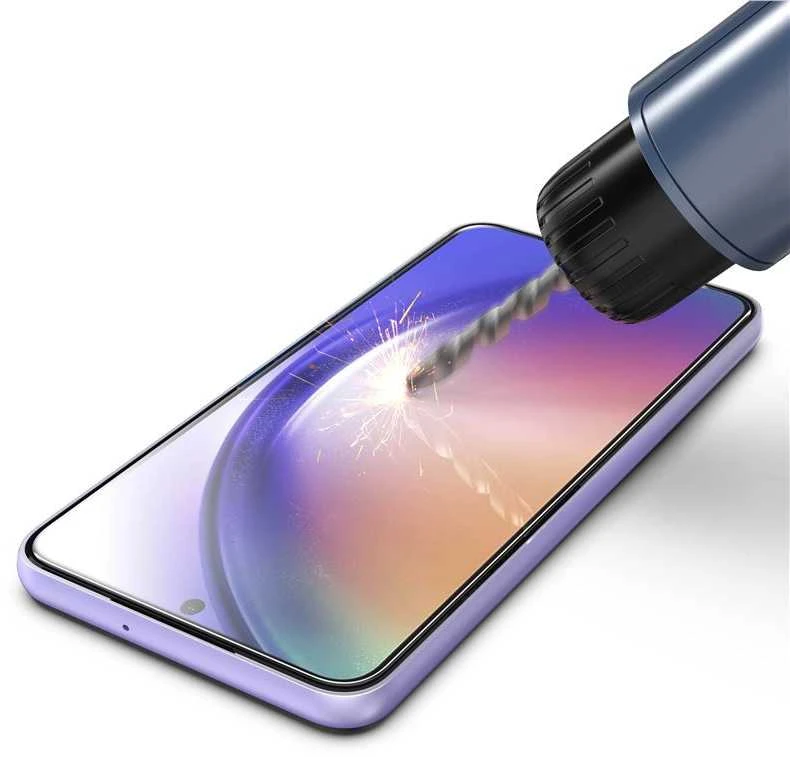 „Mobile Origin“ ekrano apsauga su rodyklės aplikatoriumi – „Samsung Galaxy A55“
