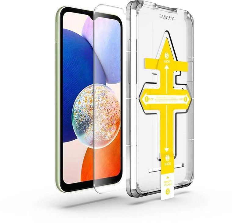 „Mobile Origin“ ekrano apsauga su rodyklės aplikatoriumi – „Samsung Galaxy A15“
