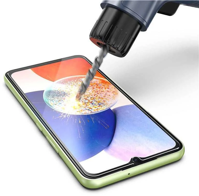 „Mobile Origin“ ekrano apsauga su rodyklės aplikatoriumi – „Samsung Galaxy A15“