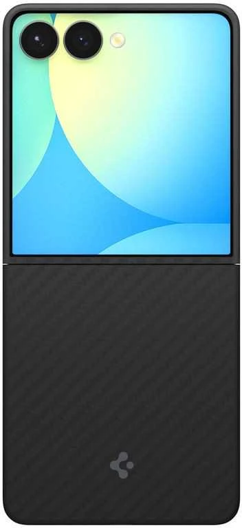 Dėklas Spigen Air Skin, aramid juodas - Samsung Galaxy Z Flip7