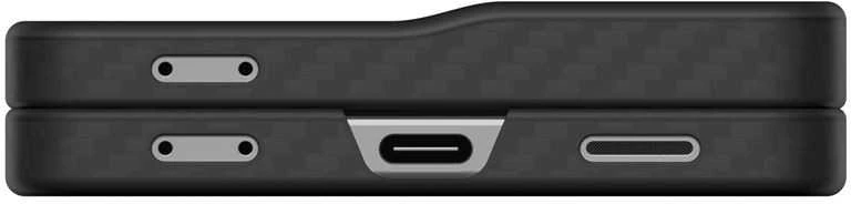 Dėklas Spigen Air Skin, aramid juodas - Samsung Galaxy Z Flip7