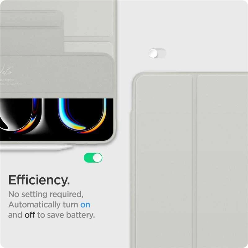 Spigen Air Skin Pro Onetap, pilka - iPad Pro 11" 2024