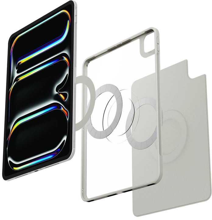 Spigen Air Skin Pro Onetap, pilka - iPad Pro 13" 2024