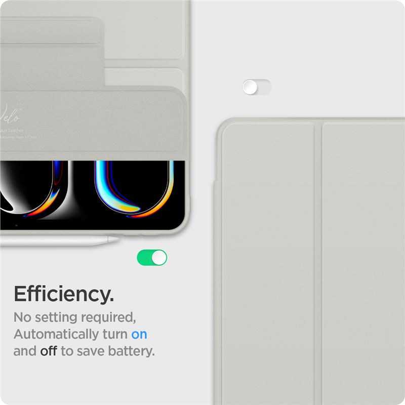 Spigen Air Skin Pro Onetap, pilka - iPad Pro 13" 2024