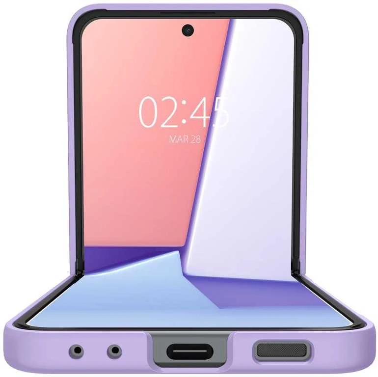 Dėklas Spigen Air Skin, rose violetinė – Samsung Galaxy Z Flip5