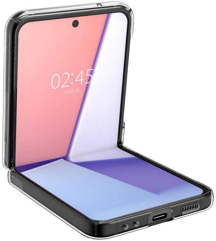 Dėklas SPIGEN AIRSKIN GALAXY Z FLIP 4 CRYSTAL CLEAR