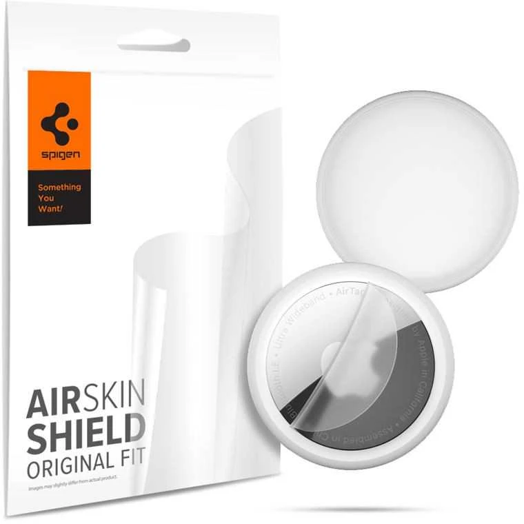„Spigen AirSkin Shield HD“ 4 vnt. pakuotė, skaidri – „Apple AirTag“