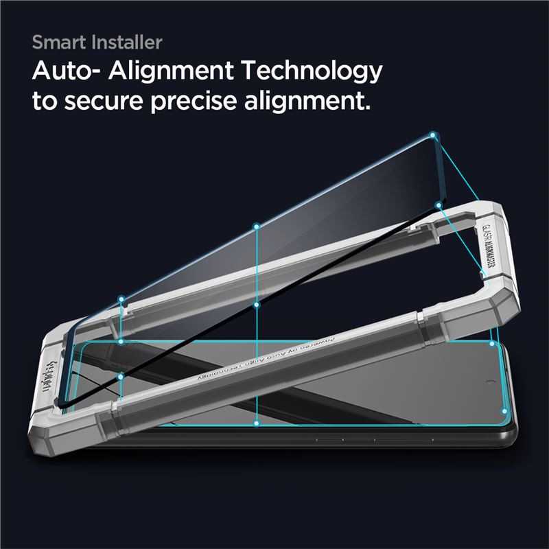 Spigen AlignMaster FC, juodas - Samsung Galaxy A52s 5G/Galaxy A52 (LTE/5G)