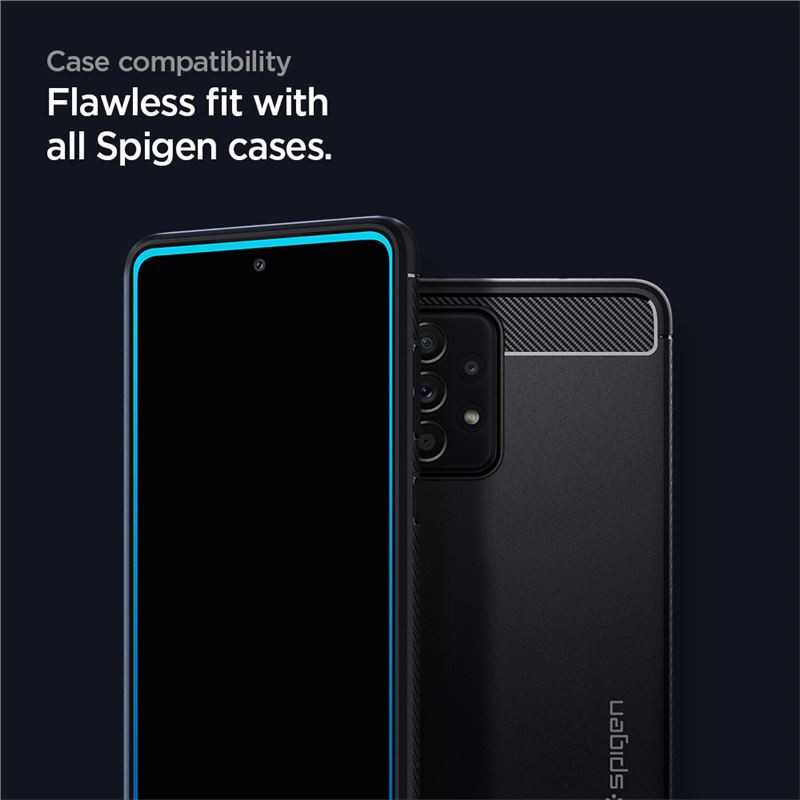 Spigen AlignMaster FC, juodas - Samsung Galaxy A52s 5G/Galaxy A52 (LTE/5G)