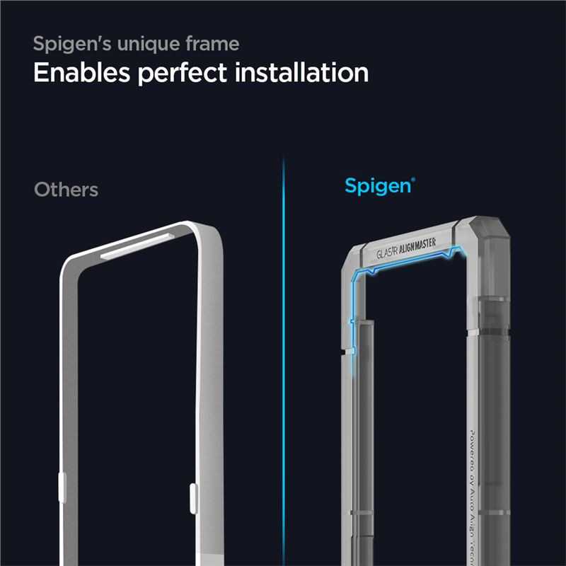 Spigen AlignMaster FC, juodas - Samsung Galaxy A52s 5G/Galaxy A52 (LTE/5G)