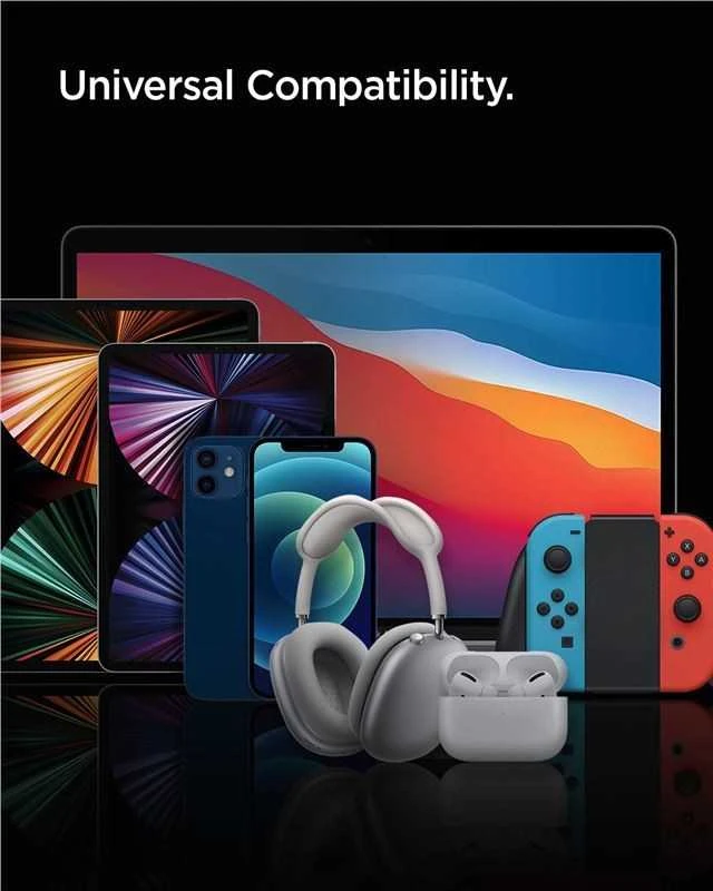 Įkroviklis Spigen PC2200 2x USB-C (ACP04581)