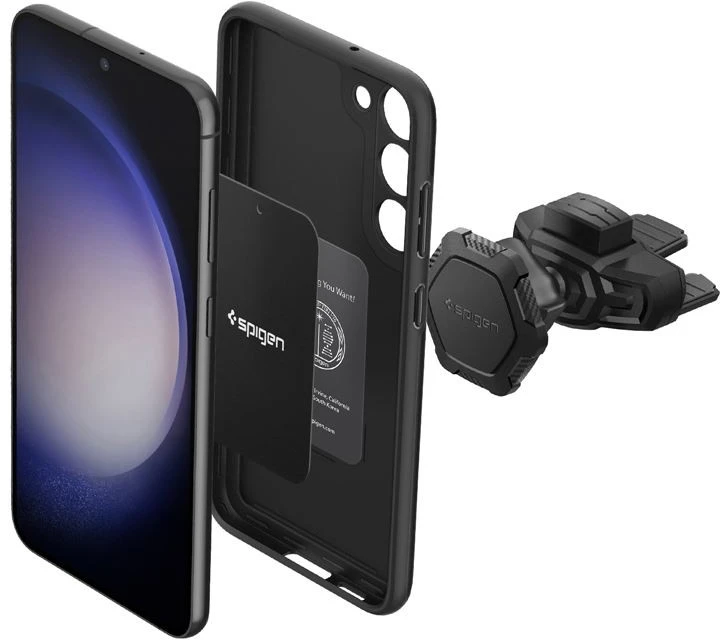 Spigen Magnetinis CD laikiklis automobiliui QS24 Juodas