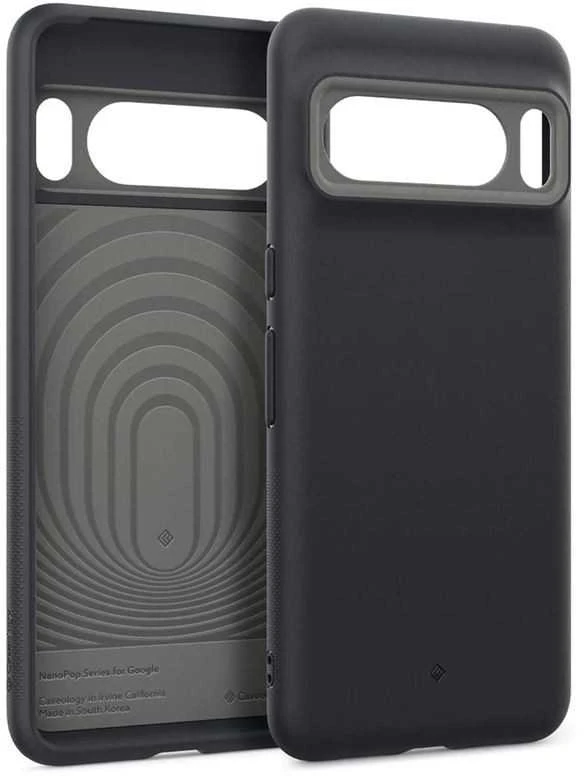 Dėklas Spigen Caseology Nano Pop, juodas sesame - Google Pixel 8 Pro