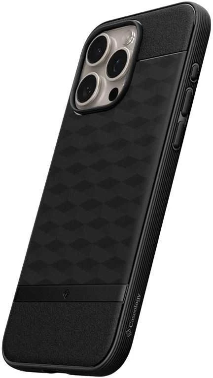 Spigen CASEOLOGY PARALLAX MAG MAGSAFE Apple iPhone 15 PRO MAX MATTE dėklas telefonui juodos spalvos