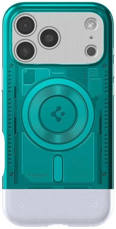 Dėklas „Spigen Classic C1 MagSafe“, bondi mėlyna – „iPhone 17 Pro Max“