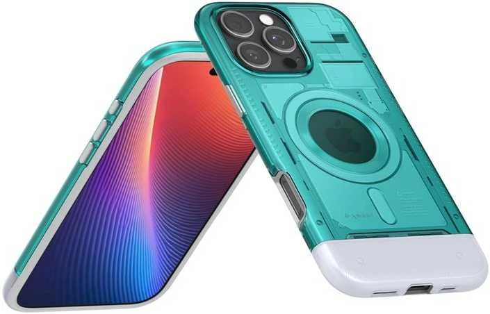 Dėklas Spigen Classic C1 MagSafe, bondi mėlynas - iPhone 16 Pro