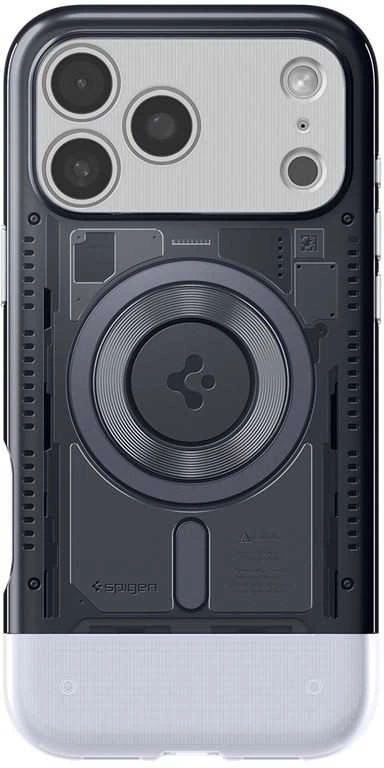 Dėklas Spigen Classic C1 MagSafe, grafito spalvos - iPhone 17 Pro Max