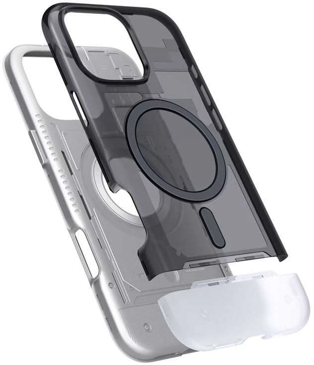 Dėklas Spigen Classic C1 MagSafe, grafito spalvos - iPhone 16 Pro Max