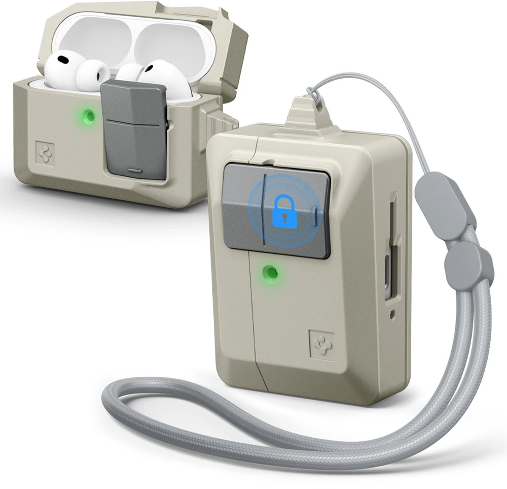 Dėklas Spigen Classic LS, stone – AirPods Pro 3