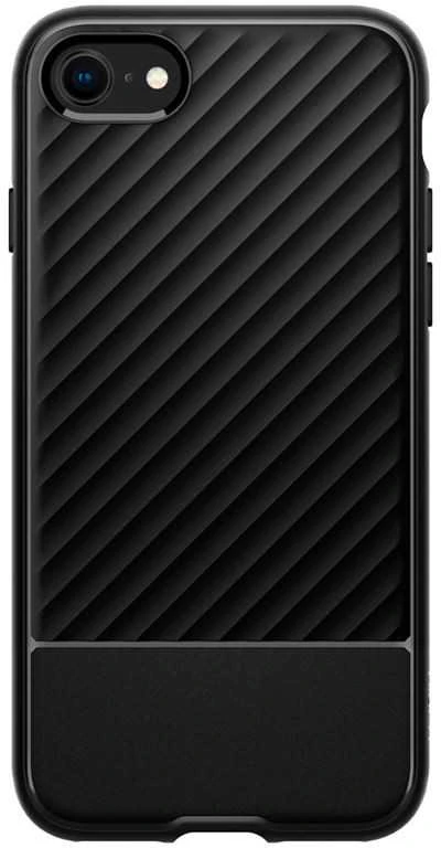 Dėklas Spigen Core Armor, juodas - iPhone SE/8/7