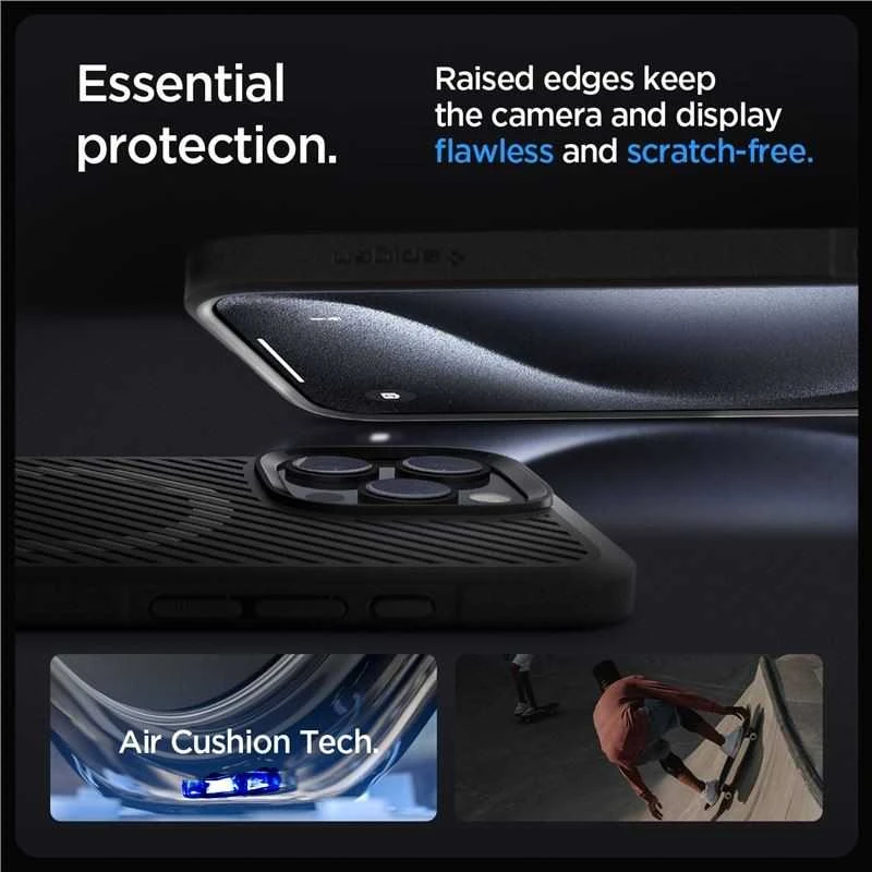 Spigen Core Armor Mag MagSafe Apple iPhone 16 Pro – dėklas telefonui juodos matinės spalvos