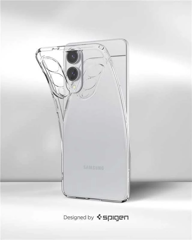 Dėklas Spigen „Crystal Flex“, krištolo skaidrumo – „Samsung Galaxy S25 Edge“