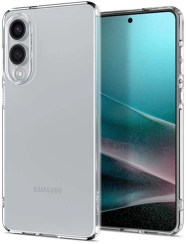 Dėklas Spigen „Crystal Flex“, krištolo skaidrumo – „Samsung Galaxy S25 Edge“
