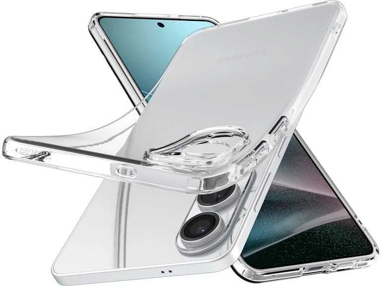 Dėklas Spigen „Crystal Flex“, krištolo skaidrumo – „Samsung Galaxy S25 Edge“