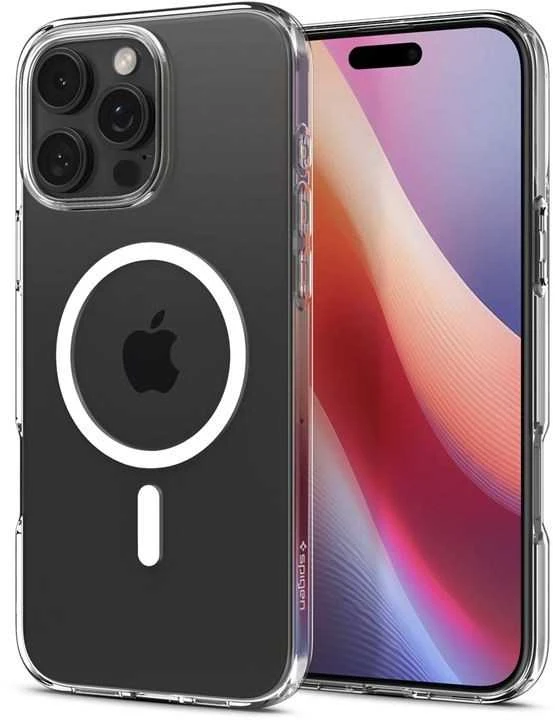 Dėklas „Spigen Crystal Flex MagSafe“, krištolo skaidrumo – „iPhone 16 Pro Max“