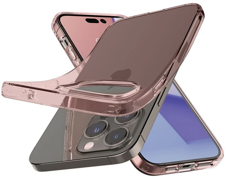 Dėklas SPIGEN IPHONE 14 PRO CRYSTAL FLEX ROSE CRYSTAL (2022)