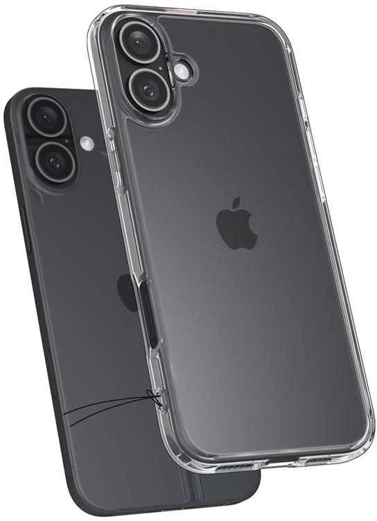 Dėklas „Spigen Crystal Hybrid“, krištolo skaidrumo – iPhone 16
