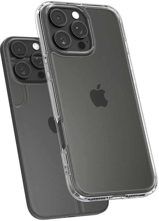 Dėklas „Spigen Crystal Hybrid“, krištolo skaidrumo – „iPhone 16 Pro Max“