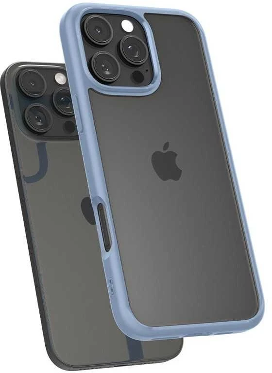 Dėklas Spigen Crystal Hybrid, sierra mėlynas - iPhone 16 Pro Max