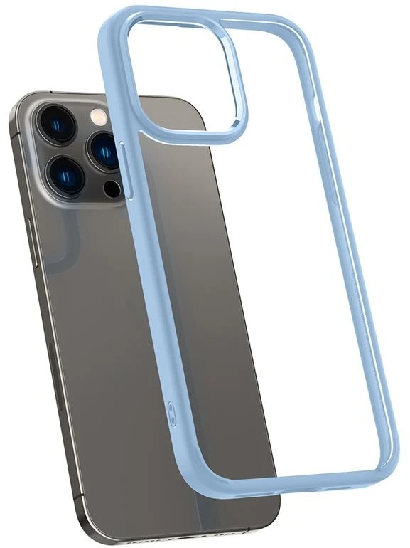 Dėklas Spigen Crystal Hybrid, Sierra mėlyna - iPhone 14 Pro