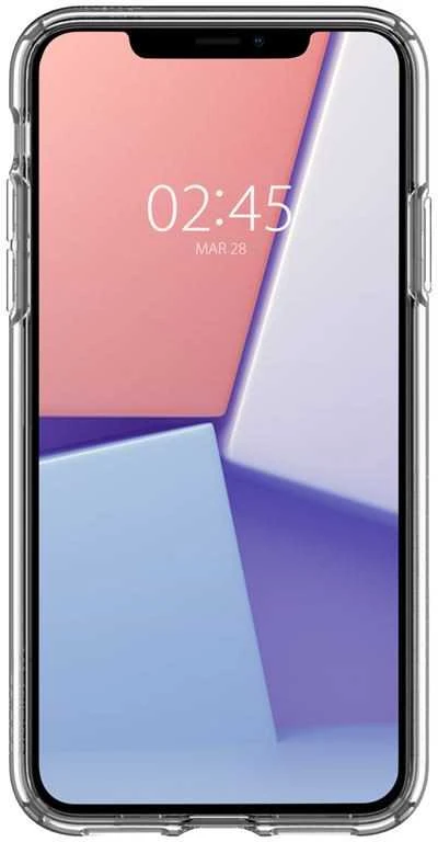 Dėklas „Spigen Crystal Hybrid“, skaidrus – iPhone 11