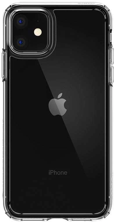 Dėklas „Spigen Crystal Hybrid“, skaidrus – iPhone 11