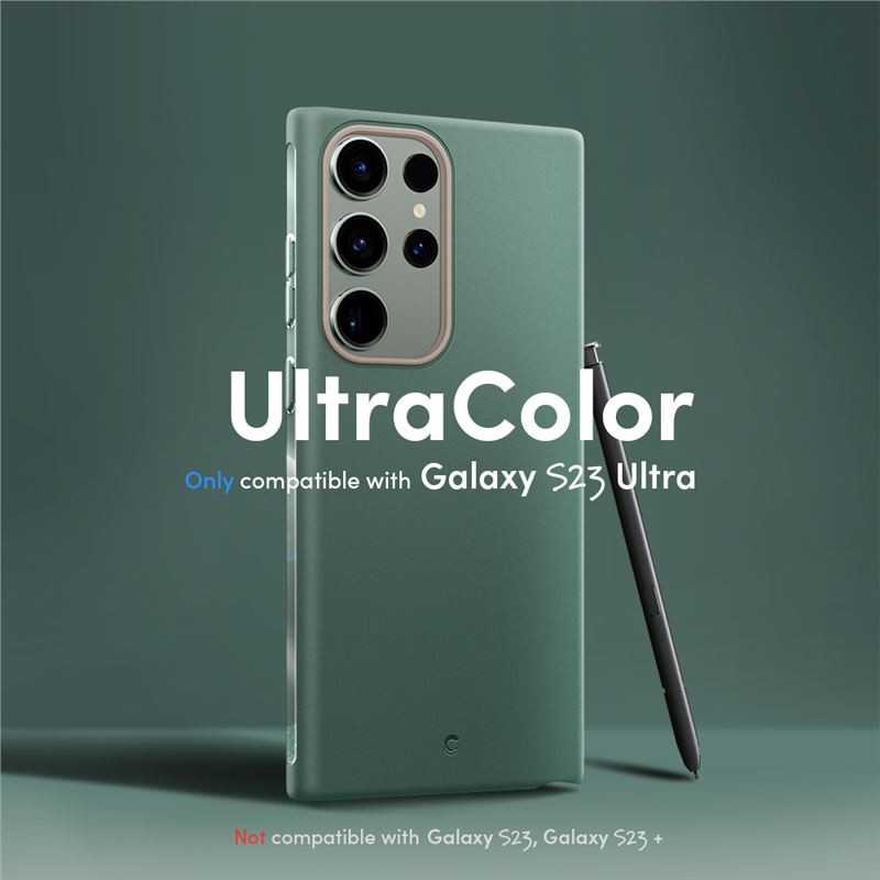 Dėklas Spigen Cyrill UltraColor, kale - Samsung Galaxy S23 Ultra
