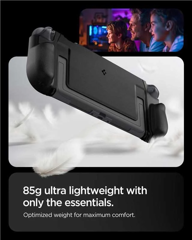 Dėklas Spigen Dual Grip na Nintendo Switch 2 - juoda