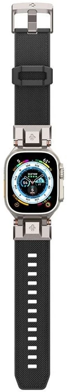 Dėklas Spigen Durapro Armor apyrankė skirta Apple Watch 4/5/6/7/8/9/SE/ Ultra (42/44/45/49 mm) – juodos spalvos