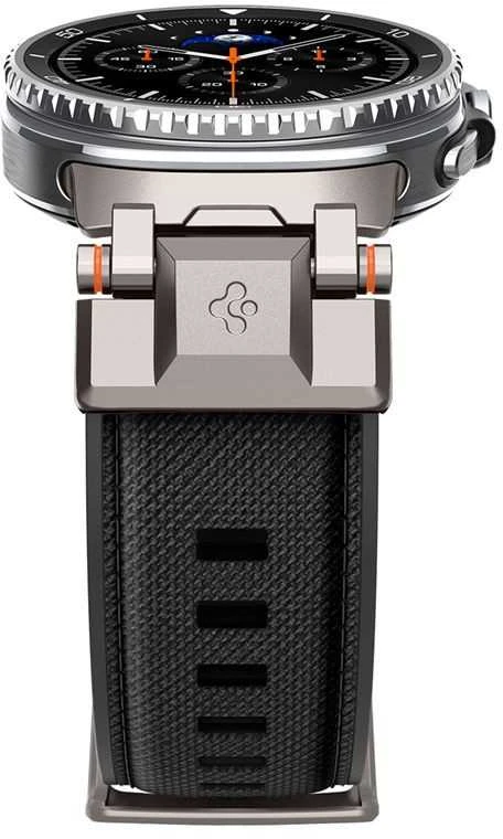 „Spigen DuraPro Armor“, juodas - „Samsung Galaxy Watch 8“ 46 mm/44 mm/40 mm
